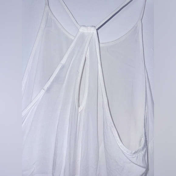 White Razor back Blouse - Picture 3 of 4